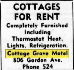 Garden Grove Motel - Mar 1937 Ad
